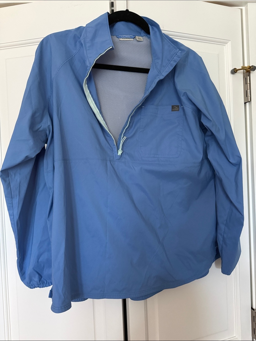 LL bean sunshirt pullover quarter zip